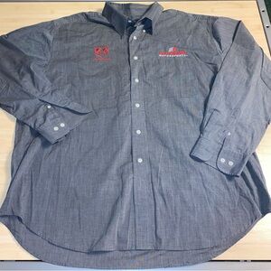 Antigua Evernham Motosports Long Sleeve Button Down Shirt Racing Embroidered